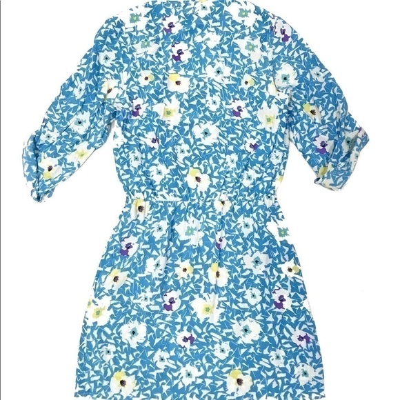 Yumi Kim Silk Floral Dress Elastic Waist Small - Picture 2 of 8